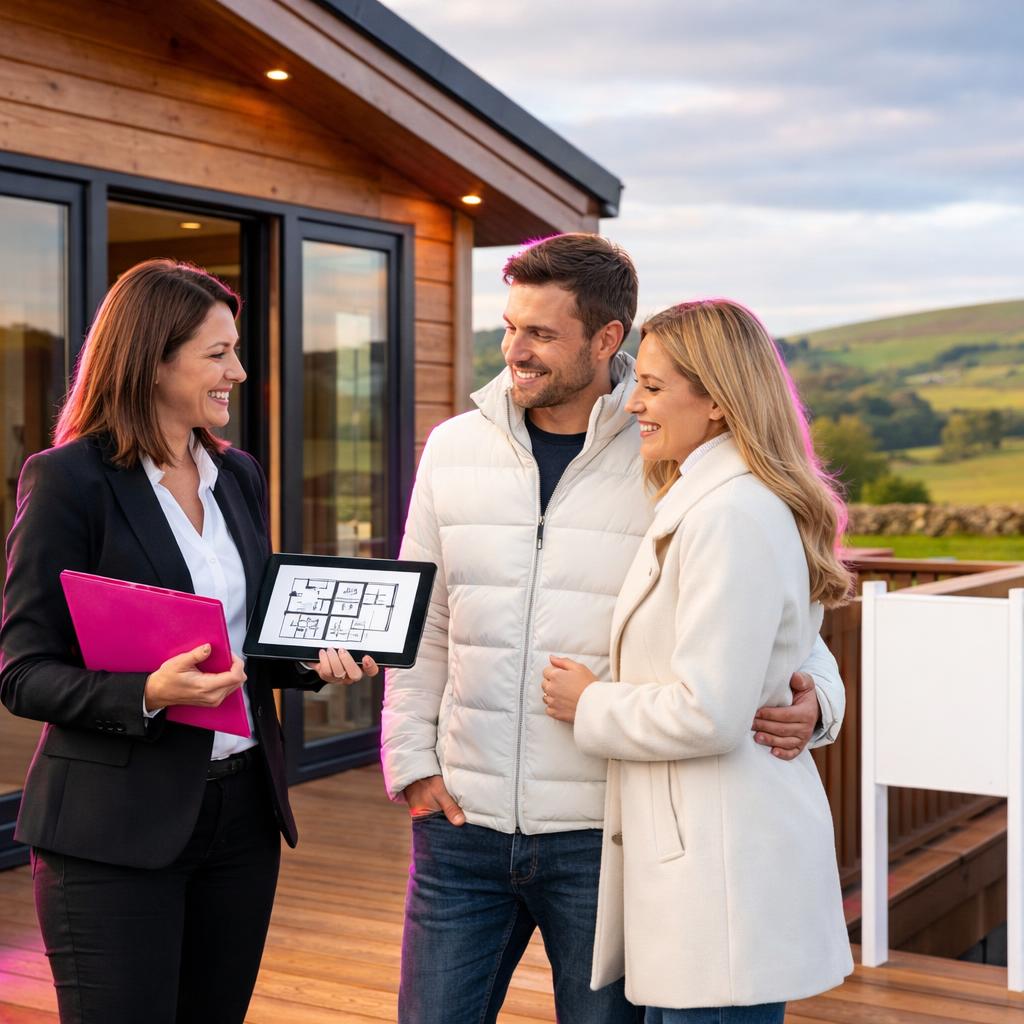 Viewing lodges for sale Derbyshire with agent