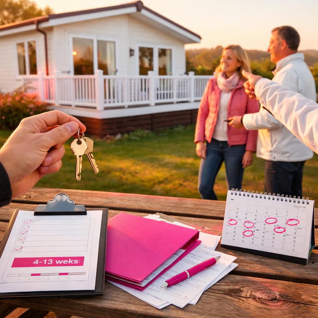 Buy a holiday lodge UK checklist and keys